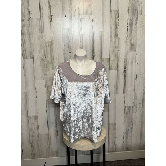 Koret velvet blouse size 2XL - Picture 1 of 5